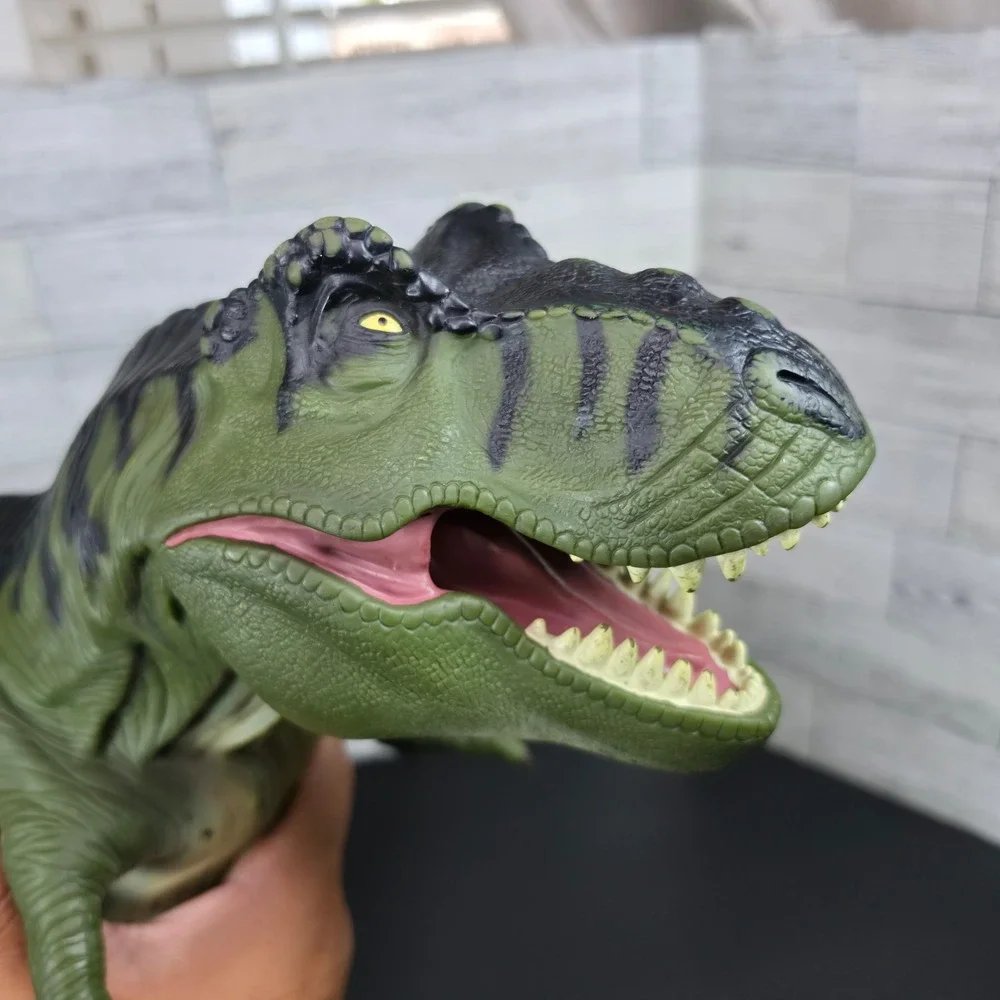 Vintage 1996 The Lost World Jurassic Park T-Rex Dinosaur Figure Kenner Green 24
